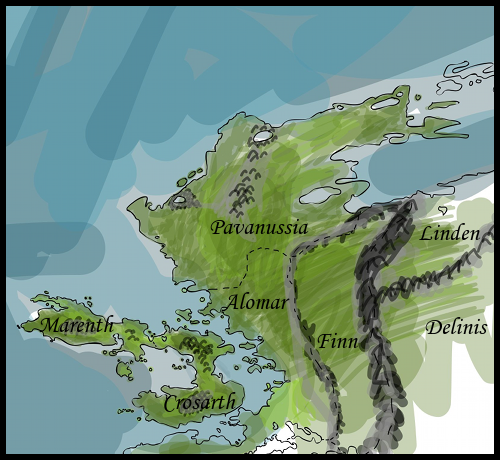 Map of Crosarth